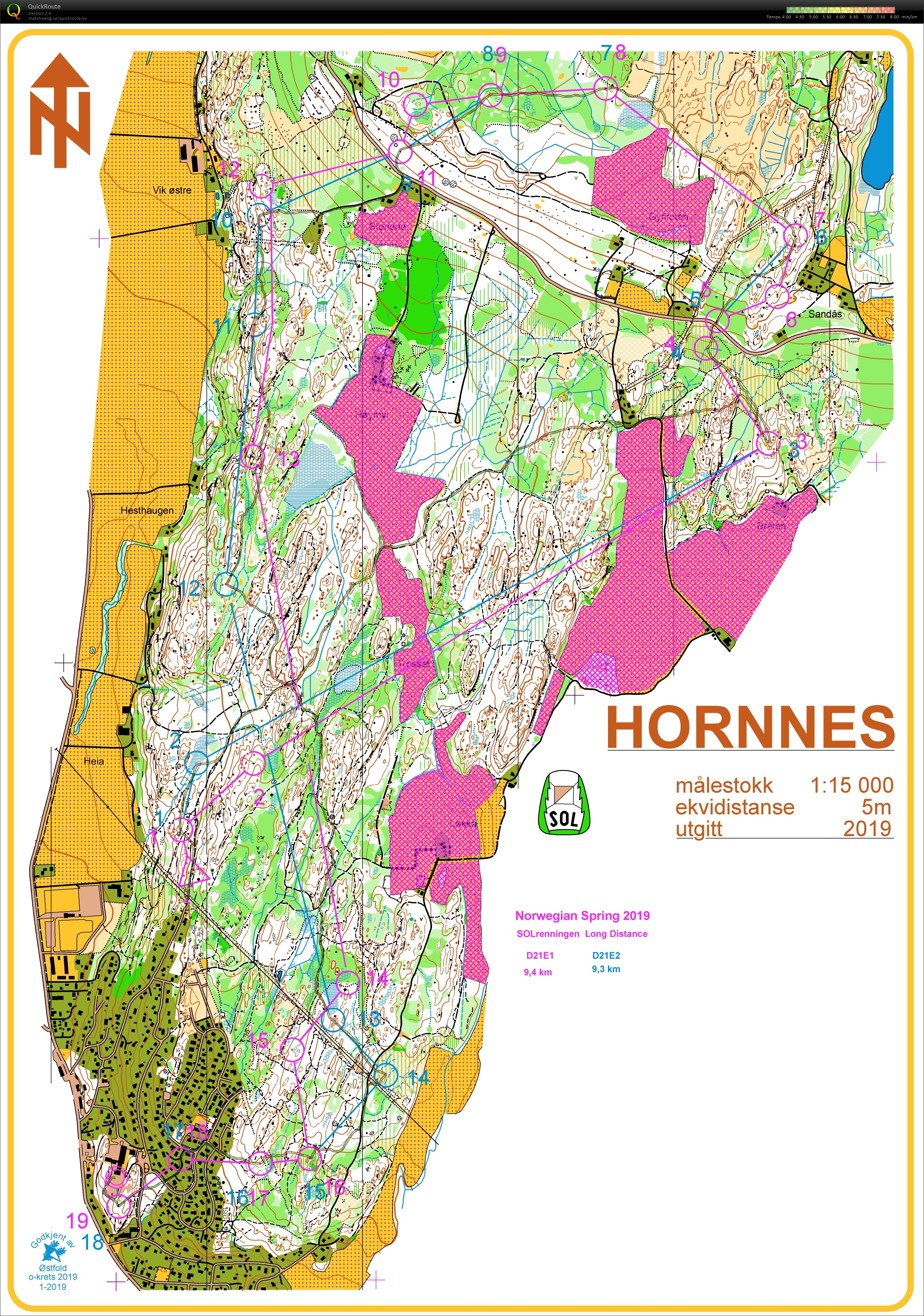 Norwegian Spring långdistans (2019-04-07)