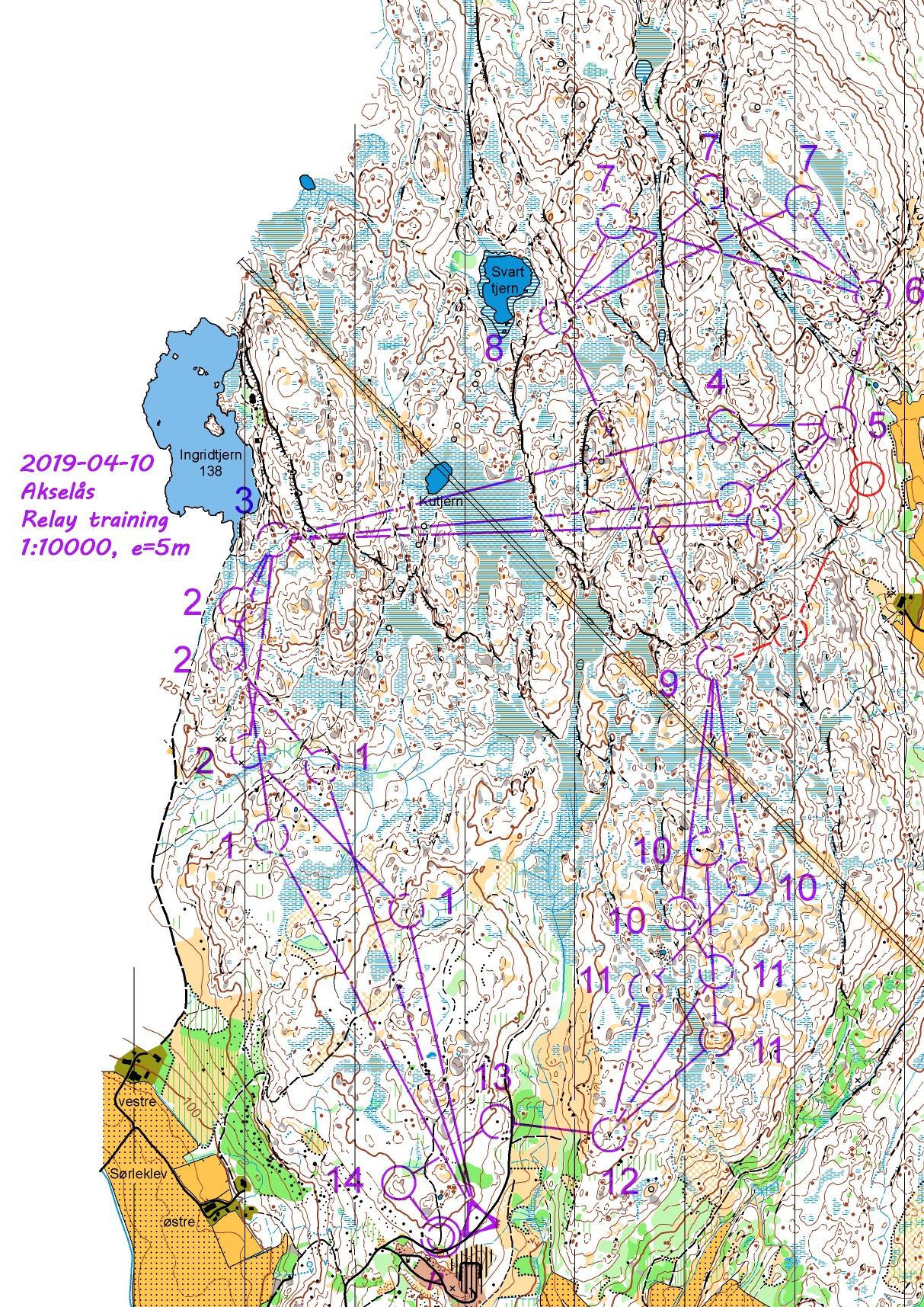 VM-läger Norge Pass 6 "Stafetträning" (10-04-2019)