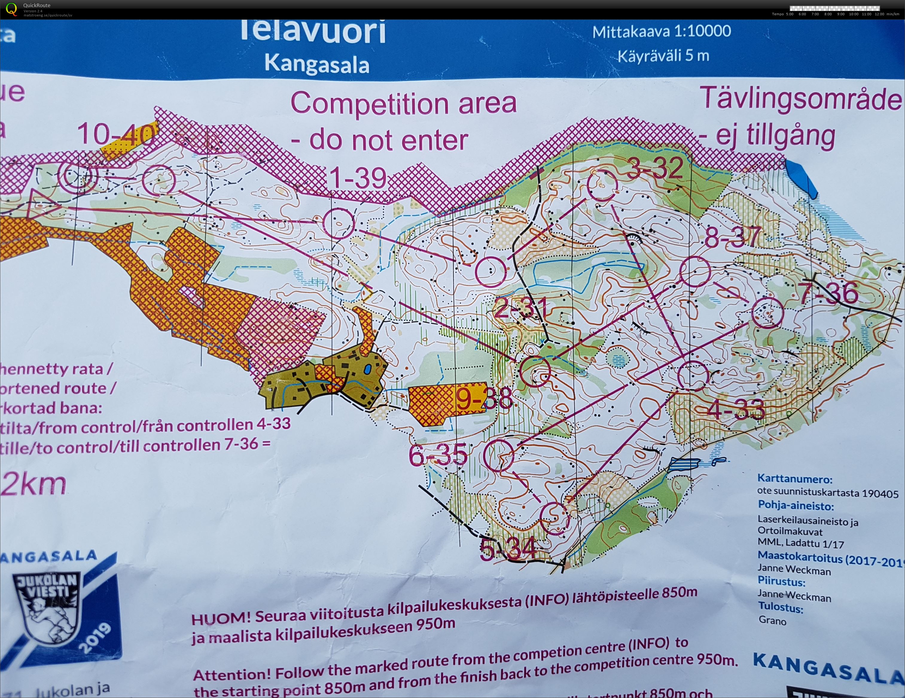 Jukola Model Event (14-06-2019)