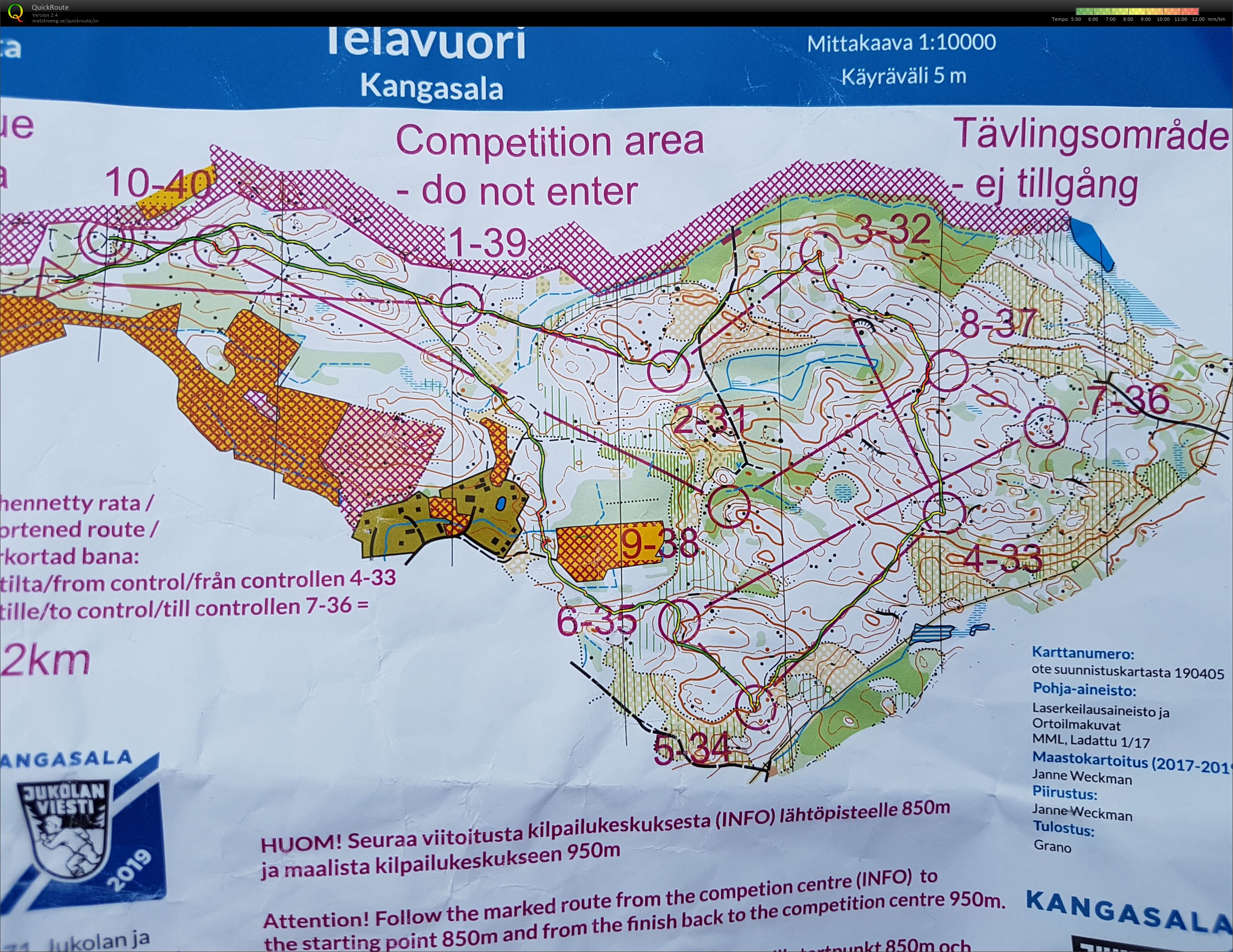 Jukola Model Event (2019-06-14)