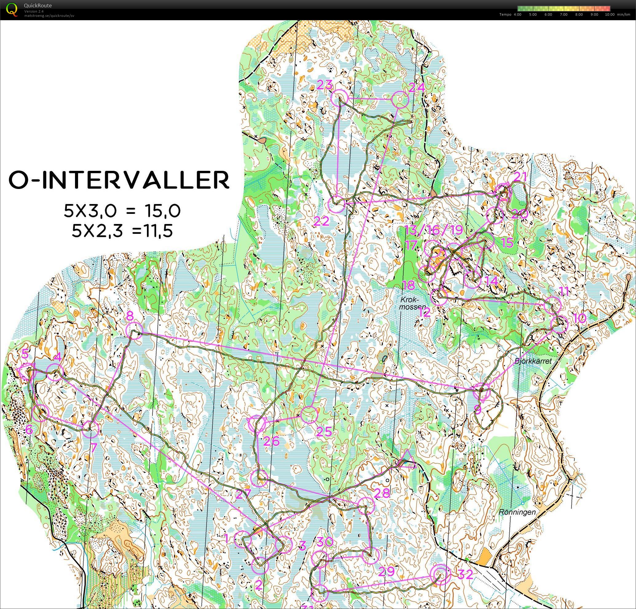 OL-intervaller Fiby (18/06/2019)