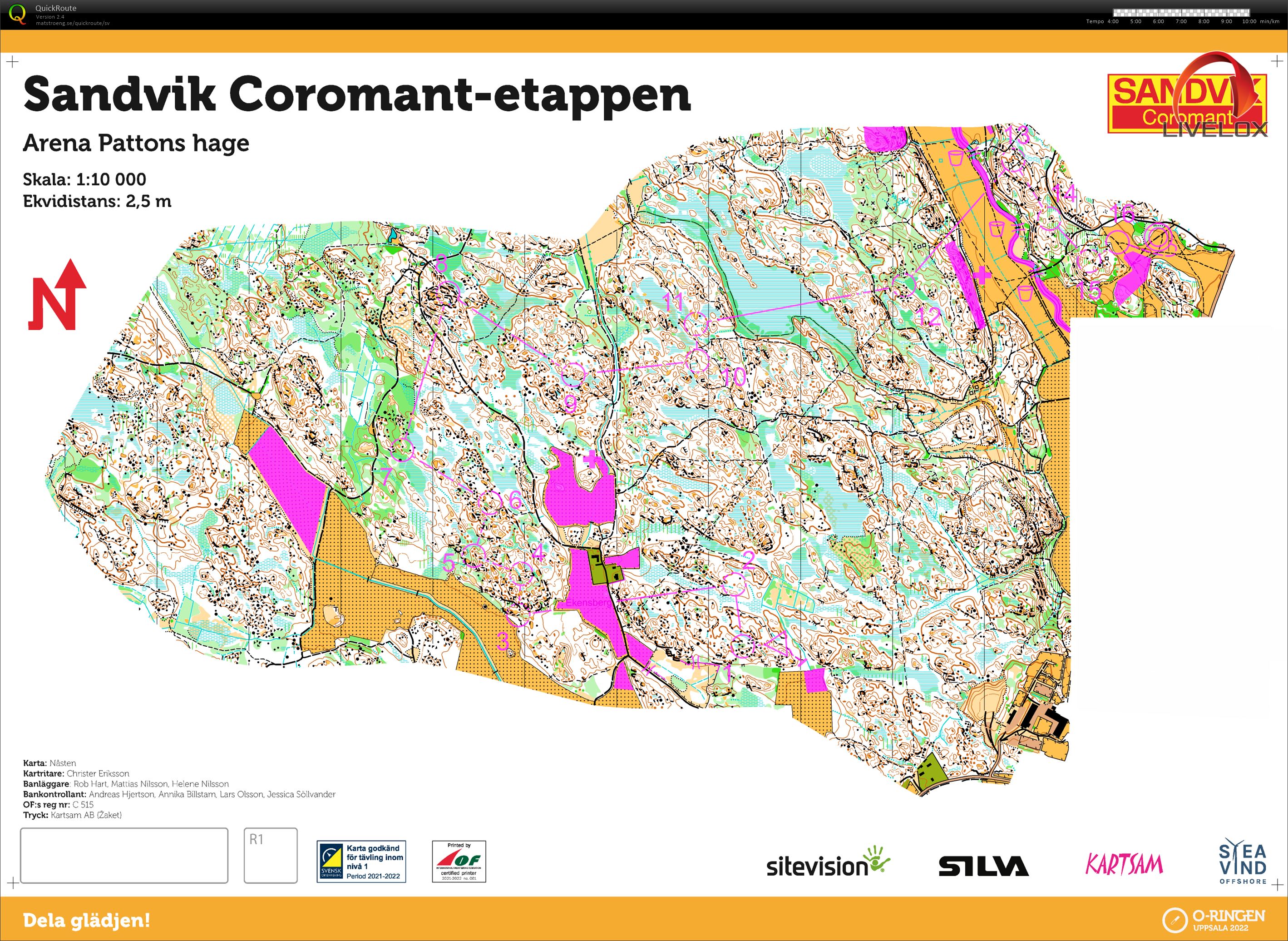 O-ringen Uppsala E1 (25-07-2022)