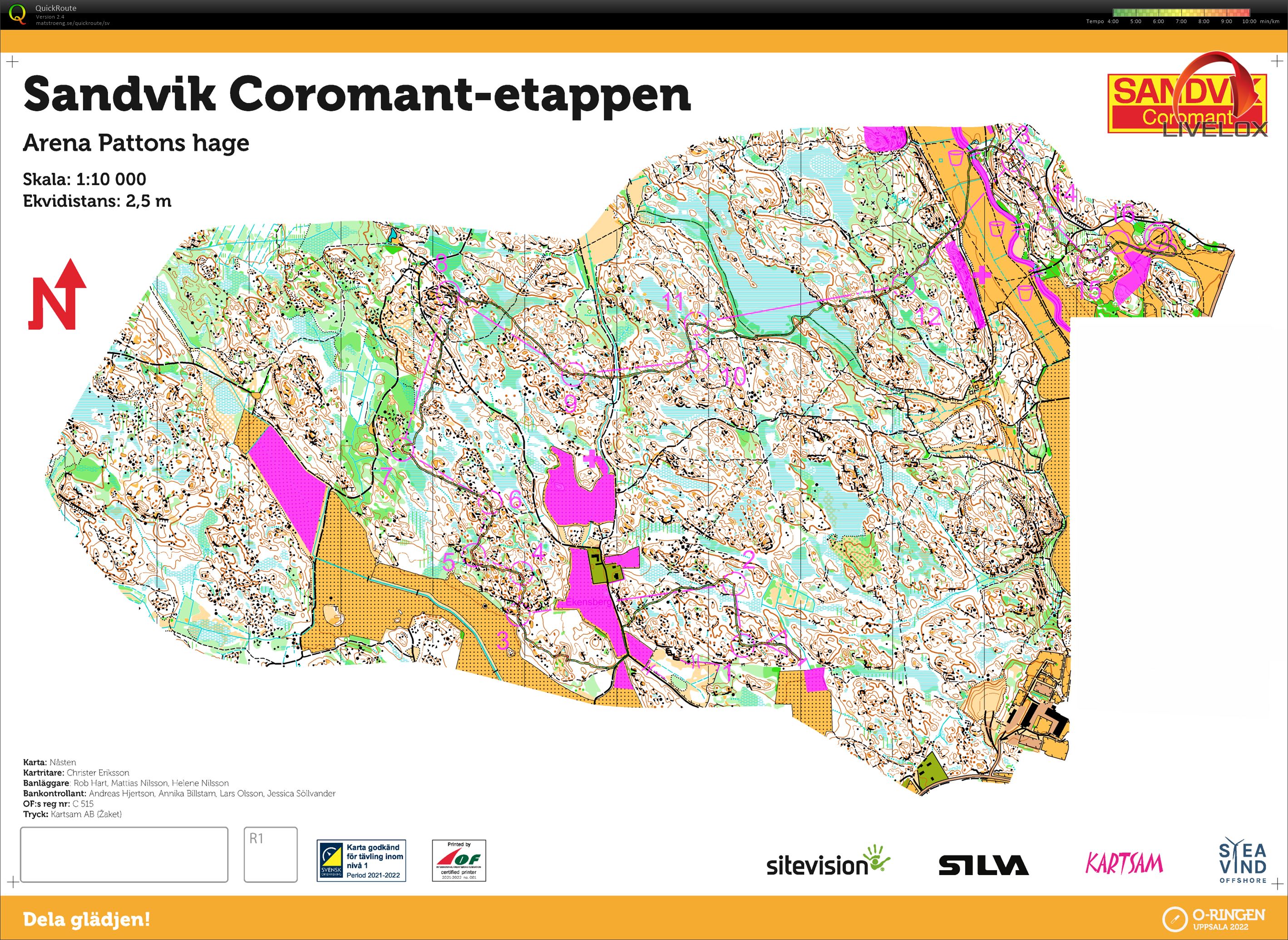 O-ringen Uppsala E1 (25-07-2022)