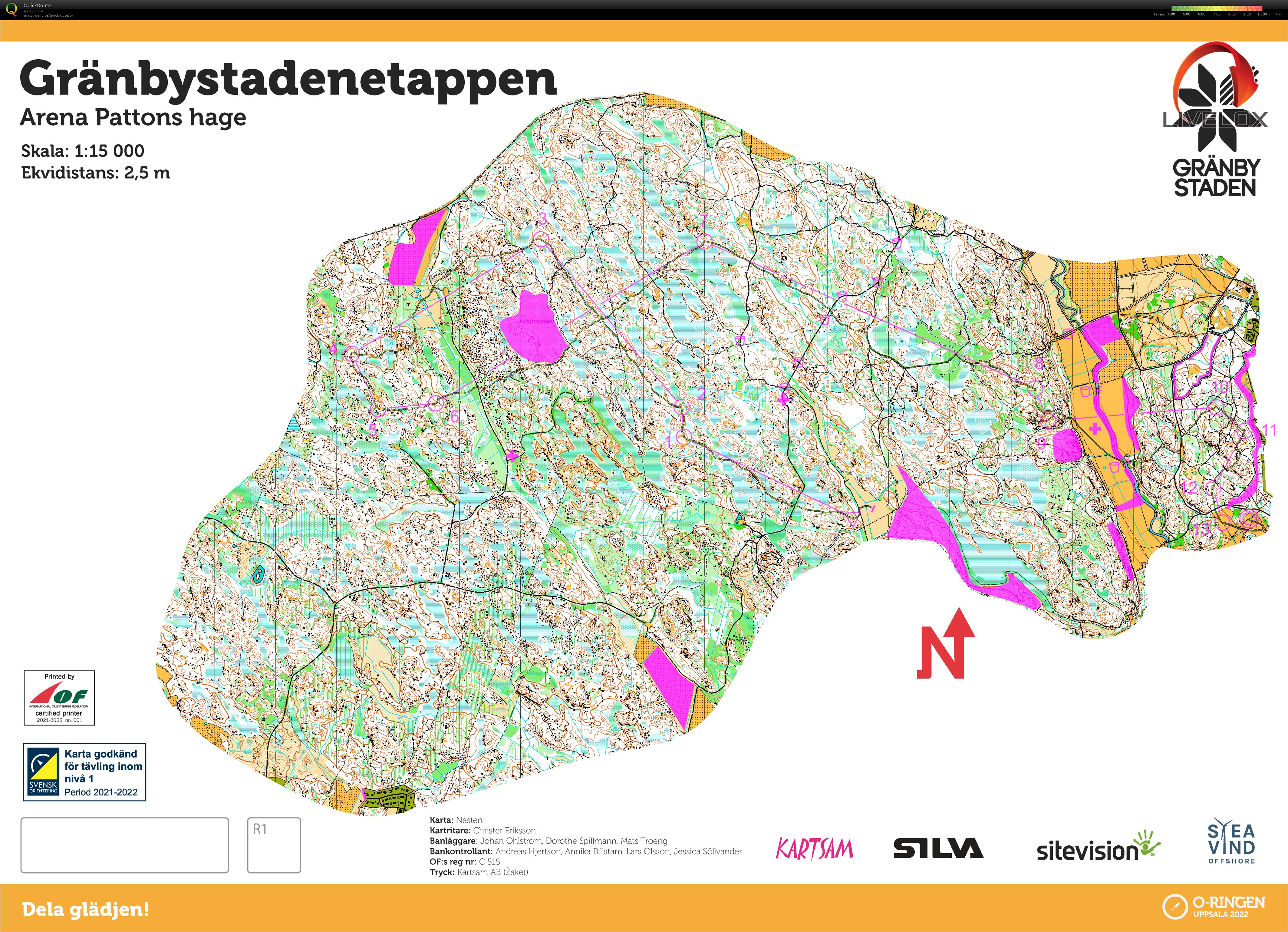 O-ringen Uppsala E2 (26.07.2022)