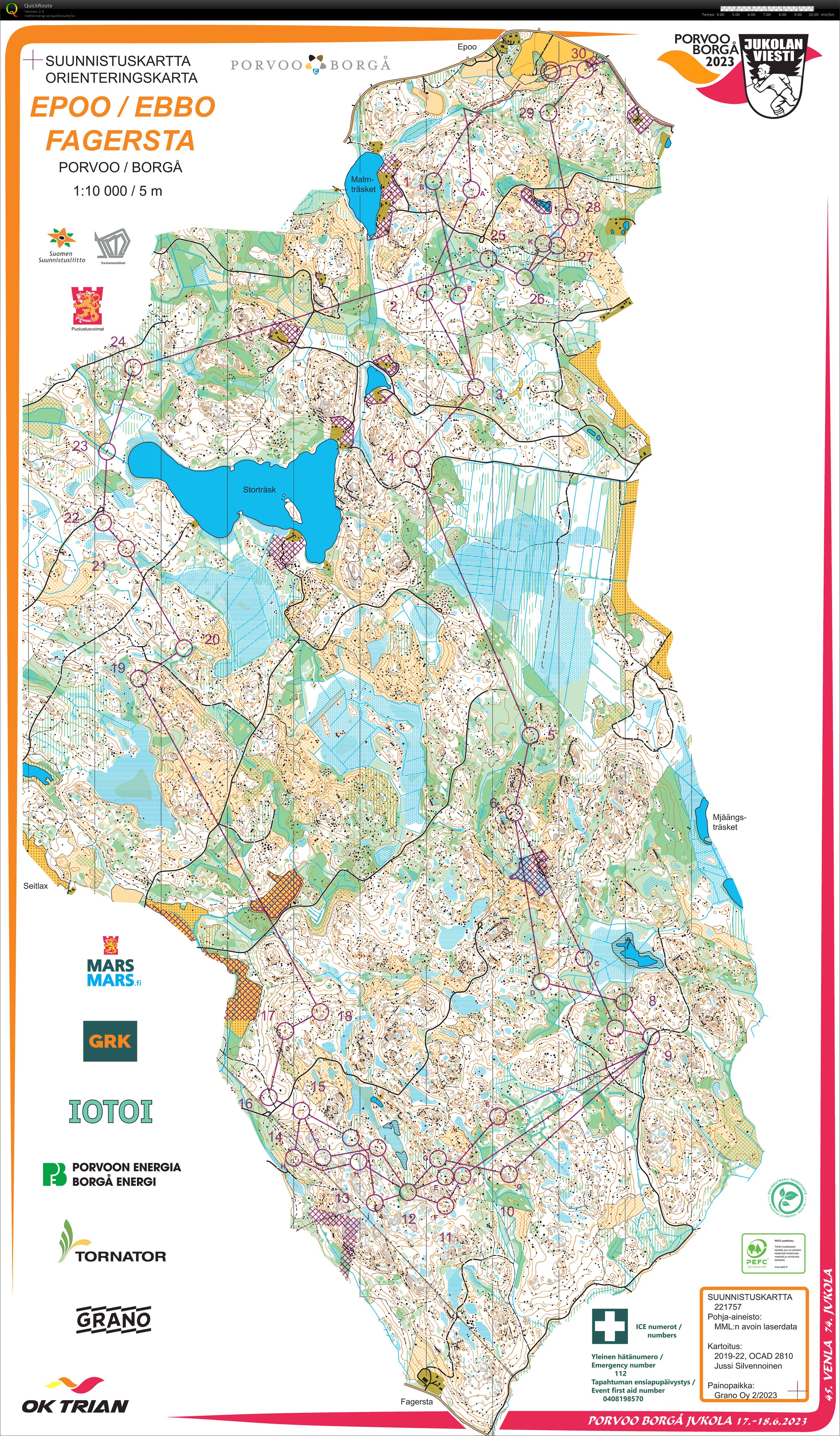 Porvoo Jukola (2023-06-18)