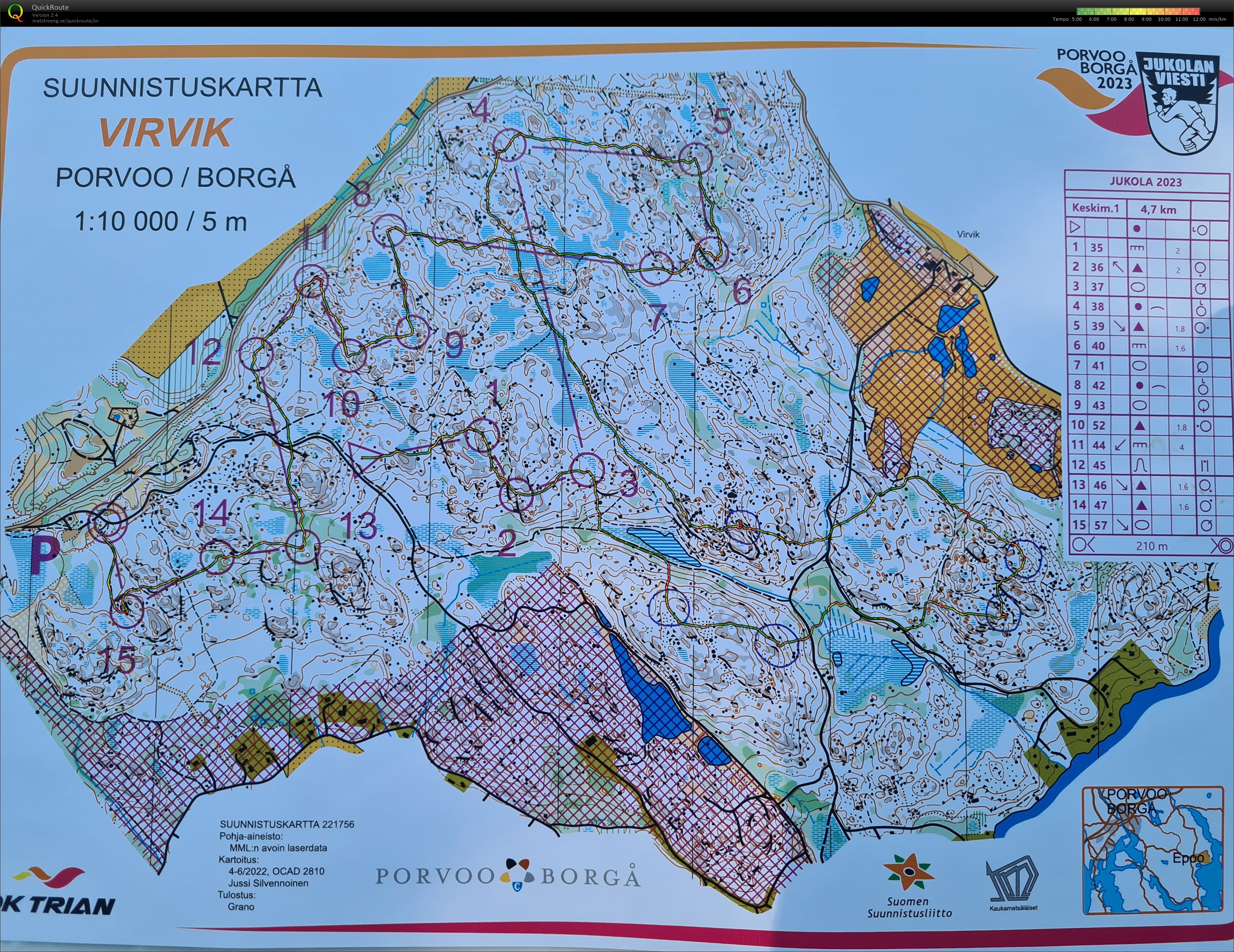 Jukolaträning Virvik (2023-06-15)