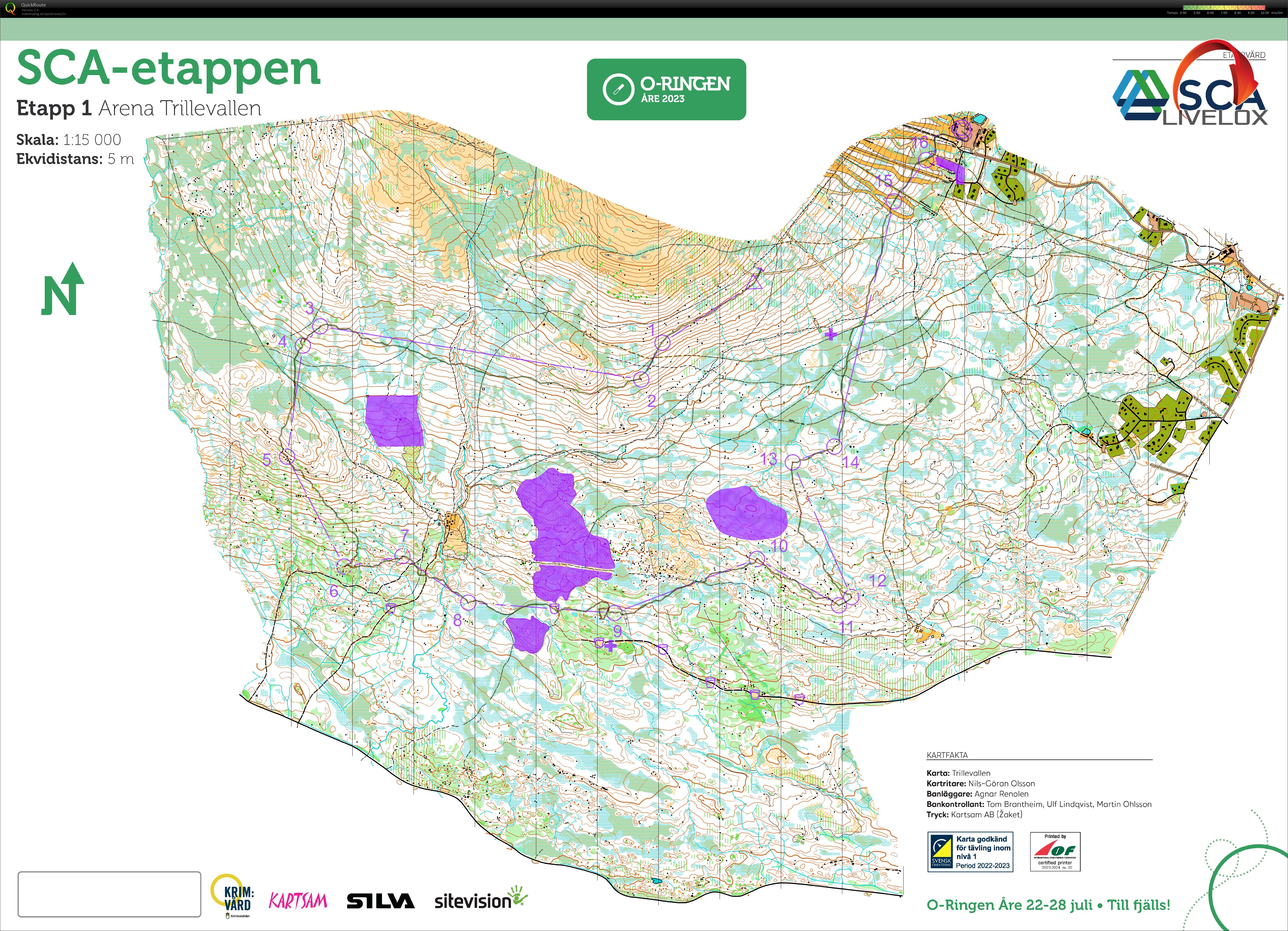 O-ringen Åre E1 (23-07-2023)