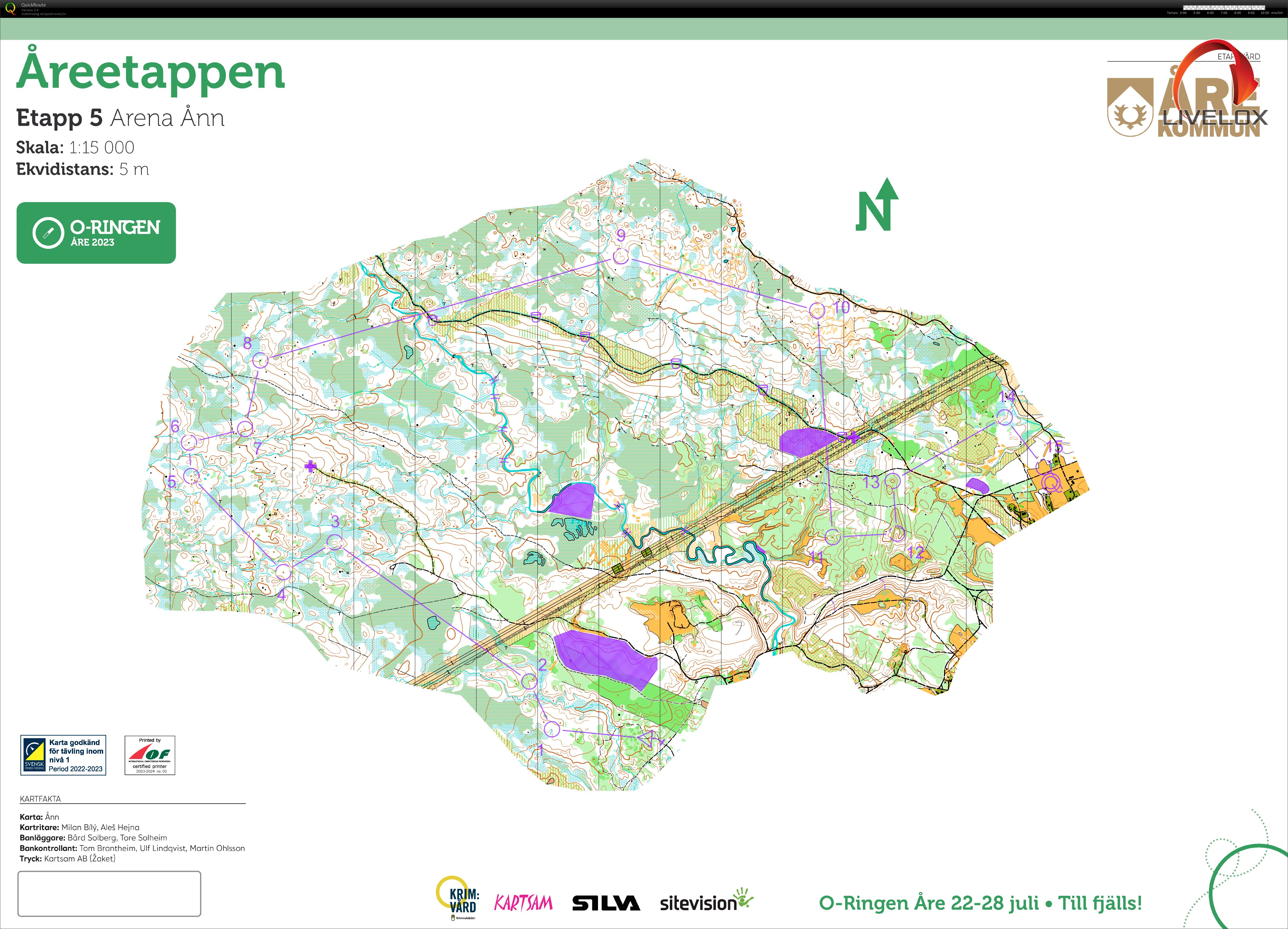 O-ringen Åre E5 (28.07.2023)