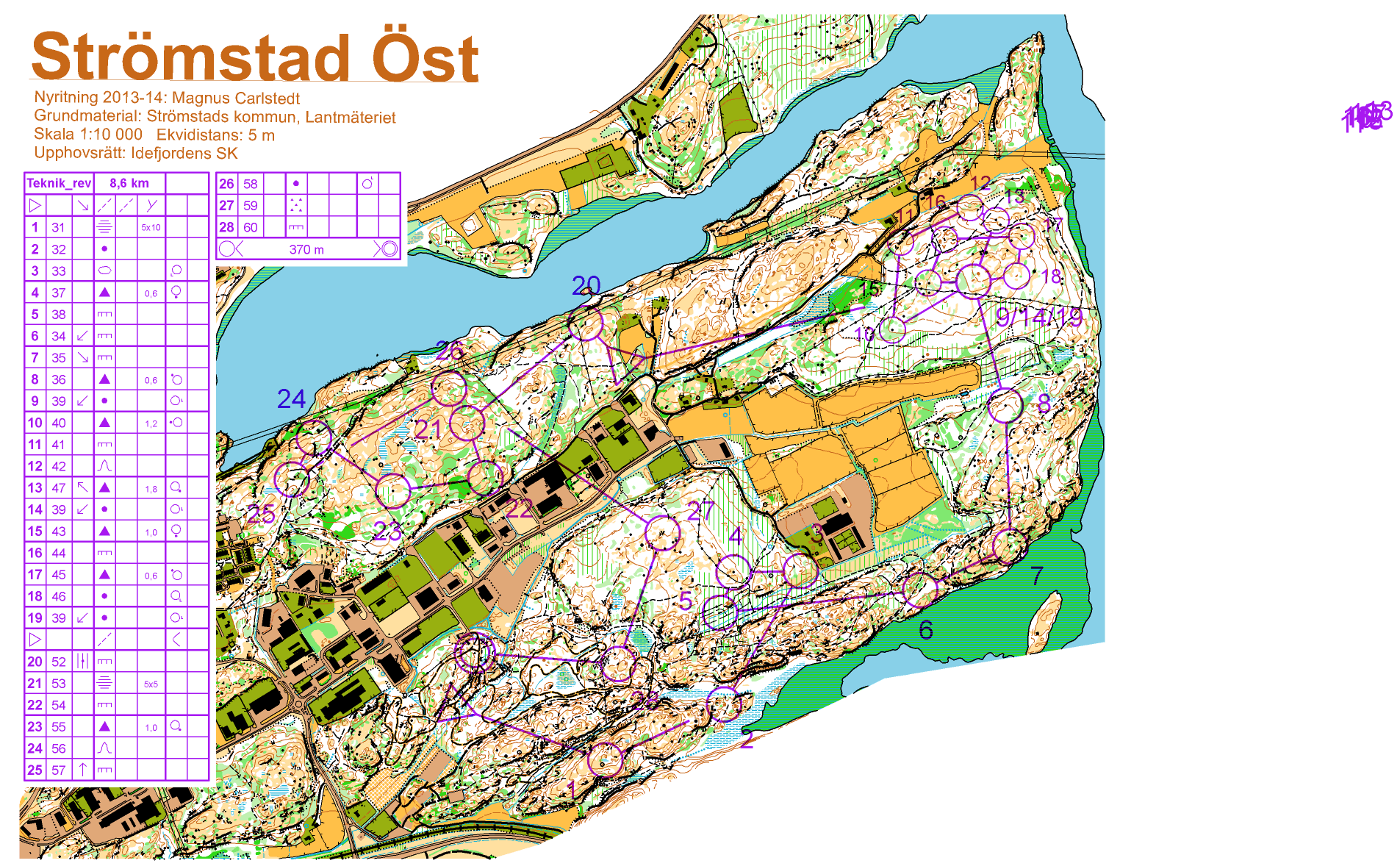 VM-läger Strömstad. Kontrollplock (2015-09-01)