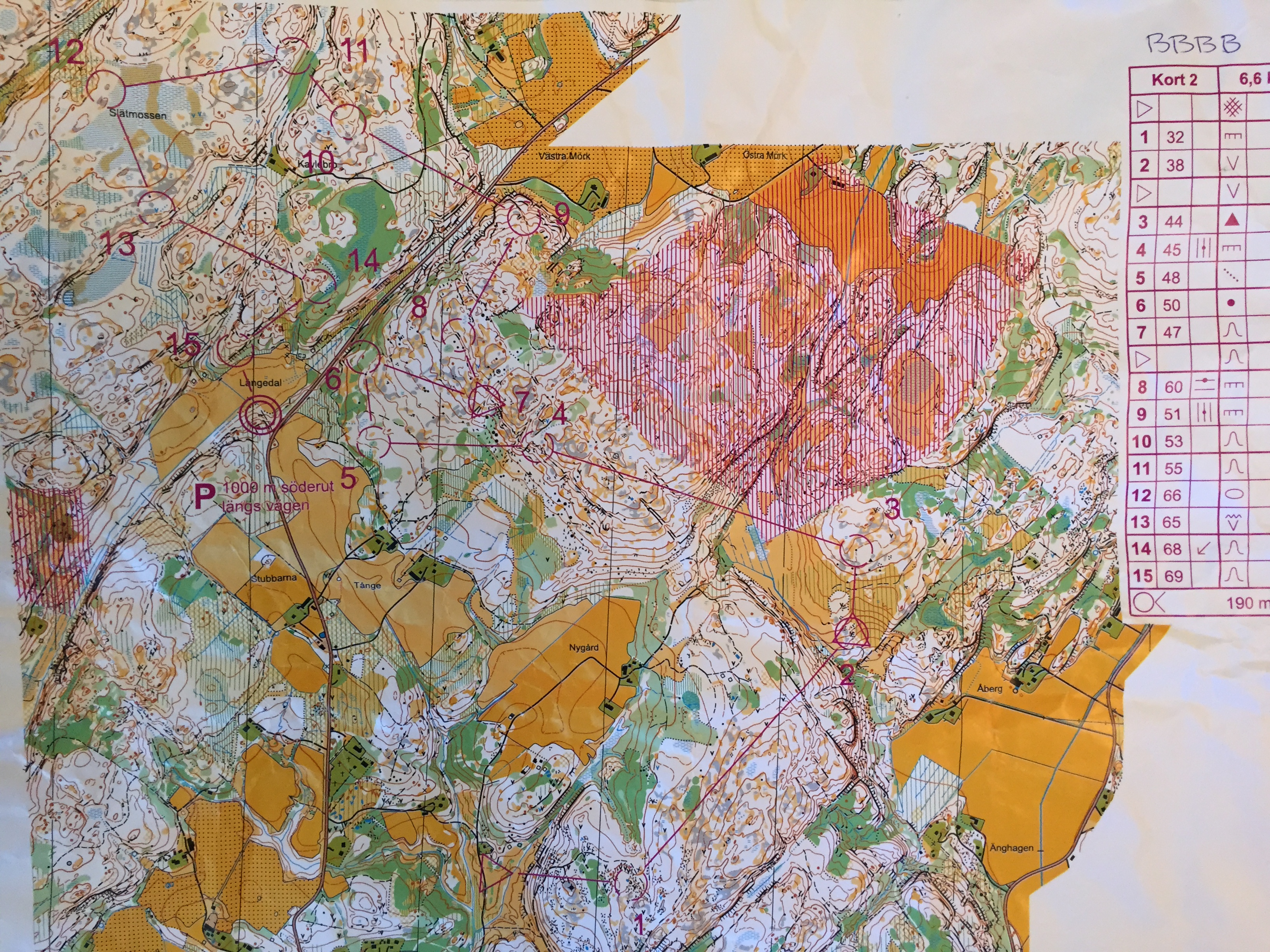 VM-läger Strömstad. Stafetträning (2015-09-03)