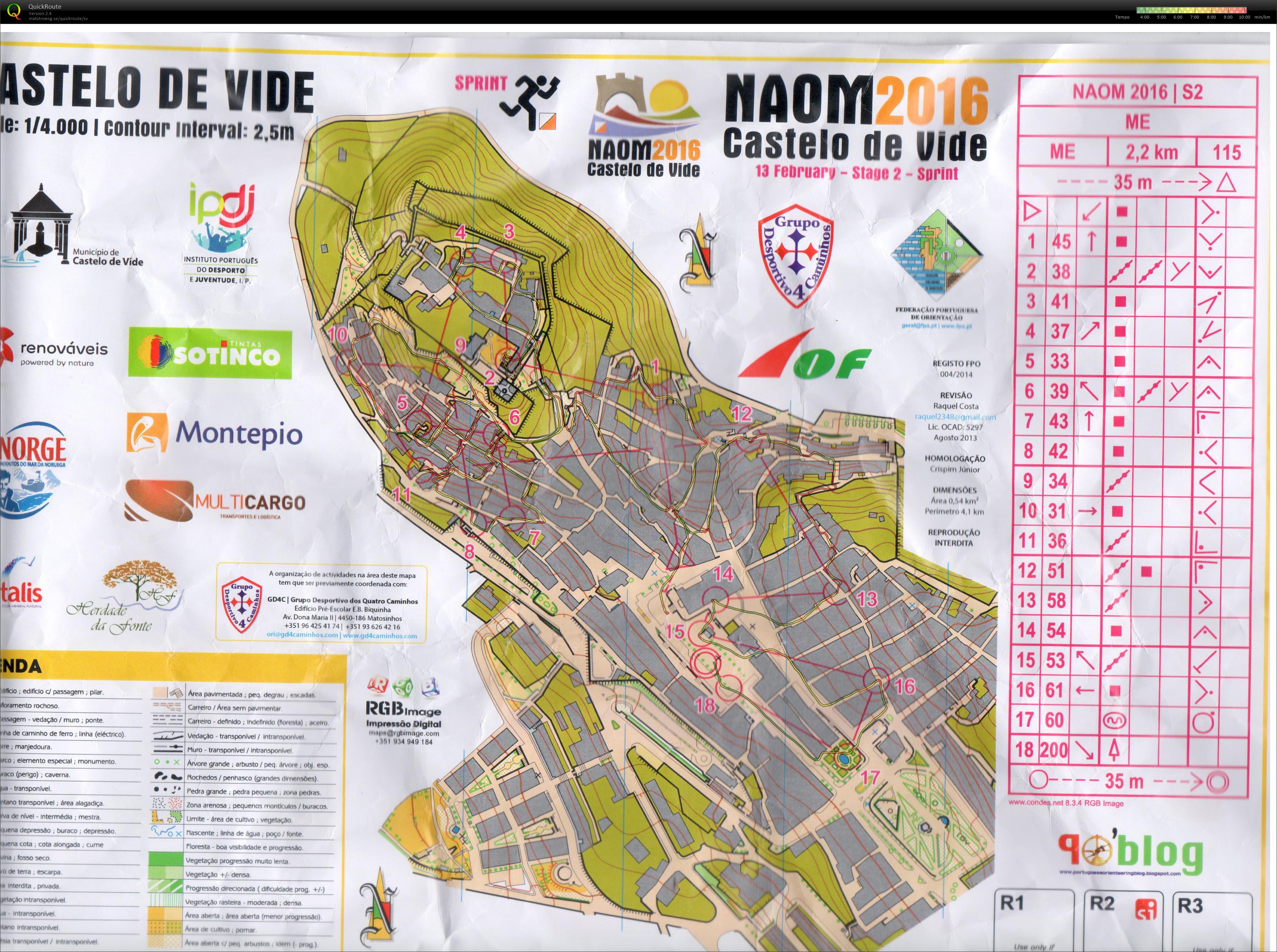 Night Sprint-O Castelo de Vide (2016-02-13)