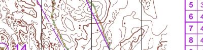 VM-läger Norge pass 2 - Kurvbild